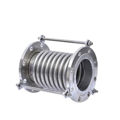 China Pipe Lines Connect Fitting Corrugated Stainless Steel Metal Pipe Bellow Compensator for sale