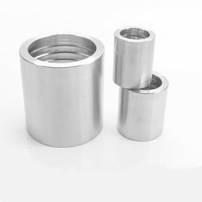 China Carbon steel/45#steel/stainless steel hydraulic ferrule for SAE 100 R1at /en 853 hose 1sn (00110) for sale