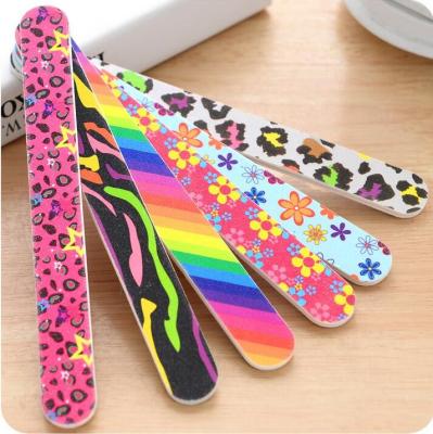 China Factory wholesale EVA Nail Files Custom EVA+PP board+sandpaper patterned colored sanding file for sale