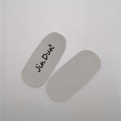 China Jindun Pedicure Sandpaper Foot File Polishing Disposable White Replaceable Stickers Nail Files for sale