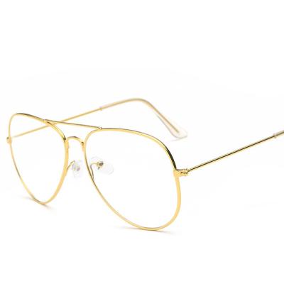 China For Reading Glasses 2021 Women Clear Glasses Pilot Clear Frame Computer Glasses Black Frame Glasses Eyewear for sale