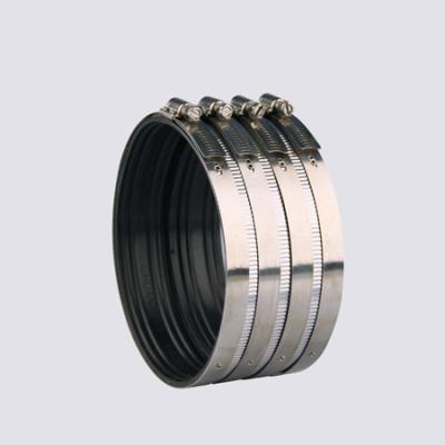 China Carbon Steel Flexible No-hub Rubber Coupling for sale