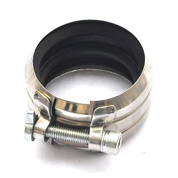 China American Stainless Steel Stainless Steel No Hub Rubber Flexible Coupling With Stainless Steel Flanges for sale