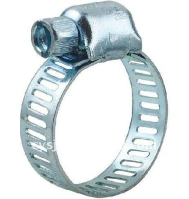 China Pipe Flange USA Standard Stainless Steel American Worm Drive Pipe Clamp for sale