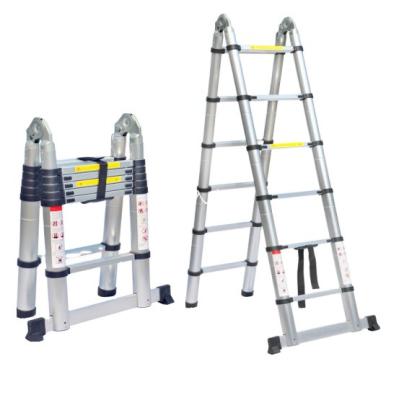 China 2020 Telescopic Ladders Telescopic Ladders 1.9+1.9m Safety Locking With EN131 Standard for sale