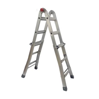 China Folding ladders ladder 2022 latest 4 x 3 multifunctional with double common large folding step ladders universal ladeers 12 steps en131 for sale