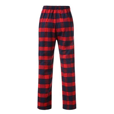 China Fashion European men's QUICK DRY elastic casual pants wholesale American plaid lace pants for sale