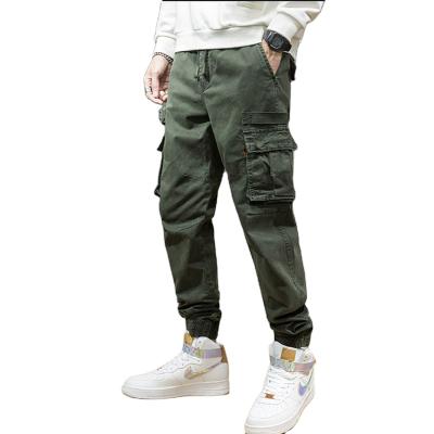 China New Trend Viable Fashion Street Casual Pants Loose Pocket Multi Tooling Stretch Pants Plus Size Jumpsuits for sale