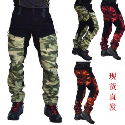 China Camouflage Breathable Overalls Exercise Fitness Casual Pants Quilting Functional Pocket Outdoor Leisure Plus Size Sports Pants For Men for sale