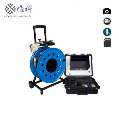 China PAN-TILT 100m HD Rotating Deep Water Finder Color Camera High Resolution System with 720P Video and 10inch LCD Screen V10-100 for sale