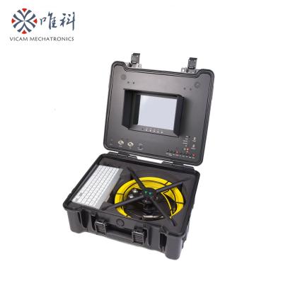 China Waterproof / Waterproof Vicam Pipe Sewer Inspection Video Camera with Color Video and Photo 10 Inch LCD Monitor for sale