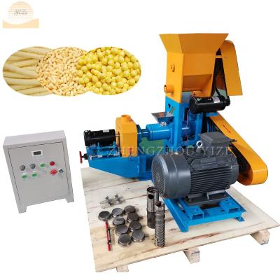 China Small business corn extruder machine puffing puff corn snack machine corn critz puffing machine with top quality for sale