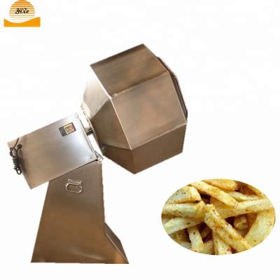 China Automatic Snack Food Seasoning Chips Machine Puffed Rice Seasoning Machine for sale