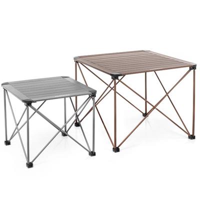 China Mini Portable Lightweight Cheap Outdoor Industrial Folding Table Aluminum Frame for sale