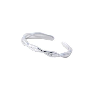 China High Quality CIA Ring Set For Women Girl of FASHIONABLE Round Rhombus 925 Sterling Silver Simple Infinity for sale