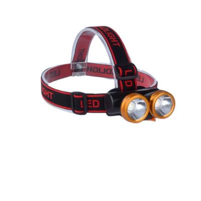 China Camping LED Dual Headlight Convenient Charging Flashlight For Outdoor Activities for sale