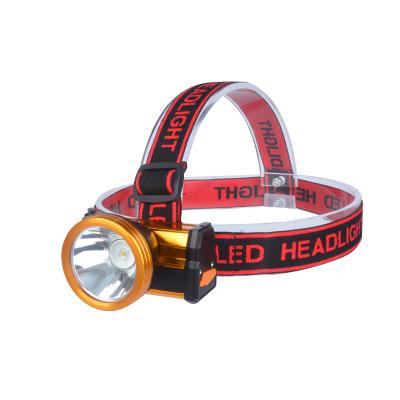 China Camping LED High Power Outdoor Rechargeable Headlamp Portable Waterproof Emergency Lamp for sale