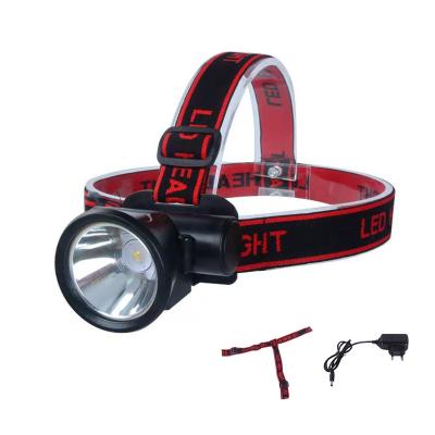 China High Quality Super Bright Outdoor Camping Lamp ABS LED Rechargeable Headlamp Rain Proof Working for sale