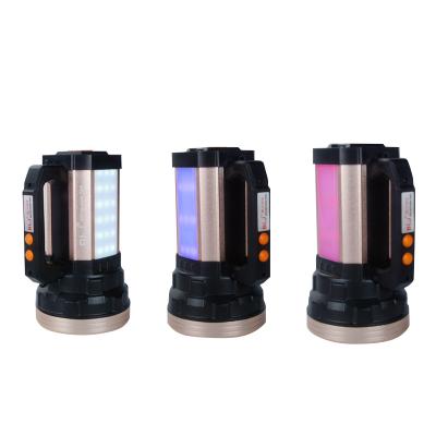 China Hot Sale Wholesale LED Camping Background Strong High Power Rechargeable Spotlight for sale