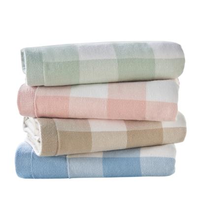 China Factory style hypoallergenic 100% cotton microfiber cotton face wash towel gauze double classic suits for sale