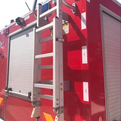 China Adjustable 	Aluminum Extension Ladder , Aluminum Alloy Fire Truck Ladder for sale