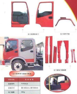 Chine Les exigences de client ouvert par intérieur de fenêtre avant de porte de camion de pompiers du feu de FVR à vendre