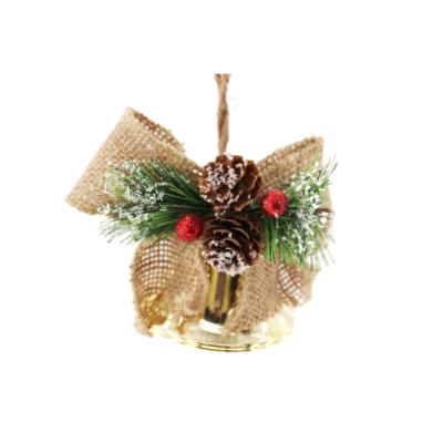 China 2021 Traditional Popular Christmast Ornament Christmas Tree Ornaments Decorative Metal Bell Gifts Party Christmas Decoration Supplies Hanging Crafts Ornament Bell for sale