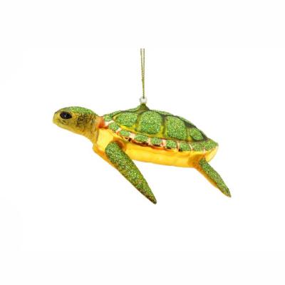 China Festival Stuff Christmas Gift Ornaments Turtle&Tortoise Glass Animal Kids Christmas Gift Hanging Ornaments Decorations Indoor Supplies for sale