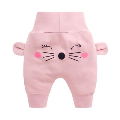 China Color Fade Proof Baby Pants Spring Autumn New Boys And Girls Pants Baby Waist Belly High Protect Pants Winter Children's Casual Pants Cotton for sale