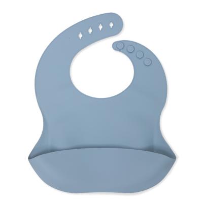 China Soft Silicone Bibs Baby Meal Bib Image Dripping Edible Edible Silicone Waterproof Antibacterial Bibs Adjustable Animal For Eating Baby Drooling Bib for sale