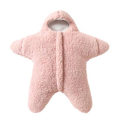 China Antibacterial Cute Sleeping Bag With Feet For Babies Ultra-soft Fluffy Fleece Newborn Infant Boys Girls Clothes Kid Sleep Nursery Wrap for sale