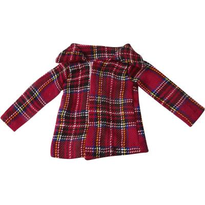 China Cartoon Toy Elf Christmas Plaid Jackets for sale