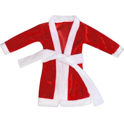 China Cartoon Toy 12inch Elf Doll Christmas Red Bathrobe for sale