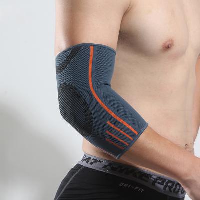 China Adult High Quality Outdoor Exercise Knitted Elbow Support With Bandage Baseball Elbow Guard And Volleyball Arm Sleeves for sale