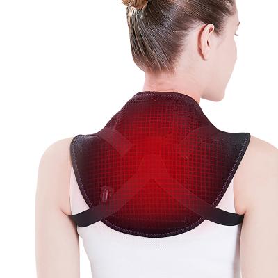 China Breathable Neck Heating Wrap with Adjustable Time and Temperature Control, USB Tether Graphene Far Therapy for Neck Pain Relief for sale