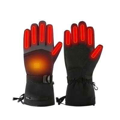 China Compatible Touch Screen Winter Gloves Outdoor Fishing Heating Filling Cold Proof Heating Gloves for Men and Women for sale