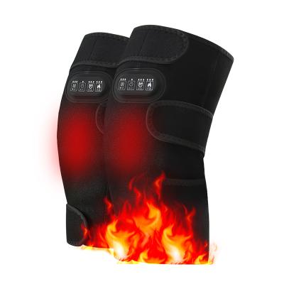 China Adjustable Elasticity Knee Pad Breathable Rechargeable Heating Brace New Relieve Knee Pain For Unisex Adjustable Warm Knee Brace for sale