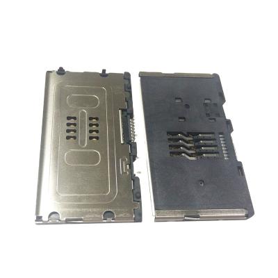 China pos/gps/best price automotive type c874 8pin SMT smart card connector for bank financial terminal equipment for sale