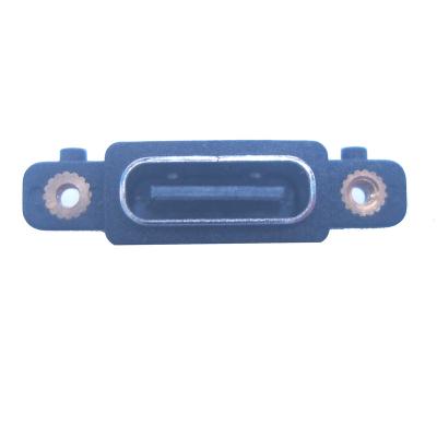 China Waterproof 6 Pin PCB Connector Waterproof USB Medical Downstream Type C for sale