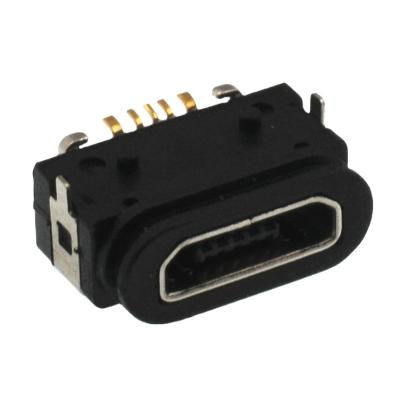 China Waterproof Power With Screw USB Connector Charging 5pin USB Female Connector ip67 for sale