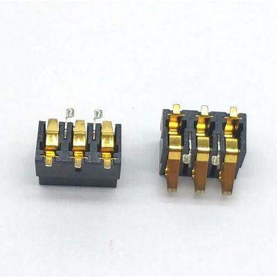 China Pitch Phone 3 Pin Battery Charger Connector 2.5mm, Mobile Phone Battery Connector for sale