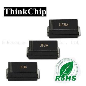 China Diode van de de Terugwinningsgelijkrichter van UF3A UF3B UF3G UF3J de Snelle, Snelle Omschakelingsdiode SMC -214AB Te koop