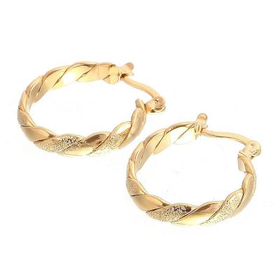 China 2021Trending Trendy Fashion Women Jewelry Gold Plated Big Color Circle Earrings for sale