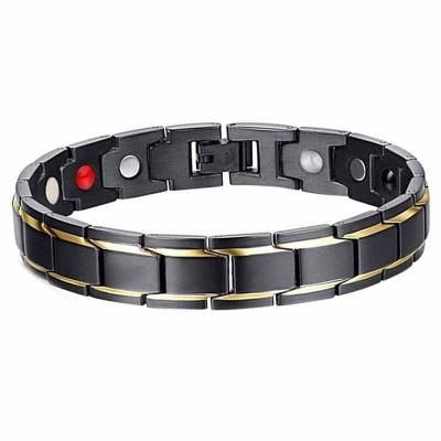 China Wholesale Korean Men's Fashion Trend Punk Bangles Magnet Removable Jewelry Fashion Bracelet for sale