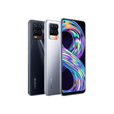 China Realme 8 Smartphone Hot Sale 6GB+128GB 64MP Quad Camera Helio G95 6.44inch AMOLED Dual Display 30W Charge 5000mAh Battery Smartphone for sale