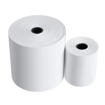 China POS Machine Customized thermal paper roll 65gsm 55gsm 48gsm 80*80mm cash register paper roll for sale