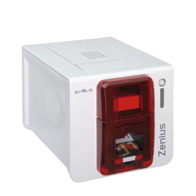 China Lower cost  Evolis Zenius single sided plastic pvc card printer CR80 (credit card size) for sale