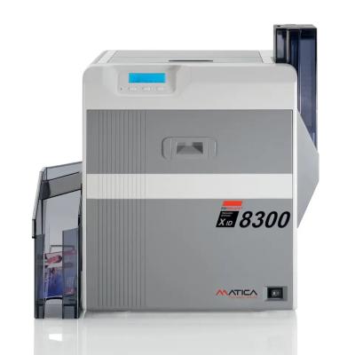 China High quality dual sided Matica XID8300 plastic pvc card printer thermal retransfer id card printer CR-80 (3.370 in. x 2.125in.) for sale