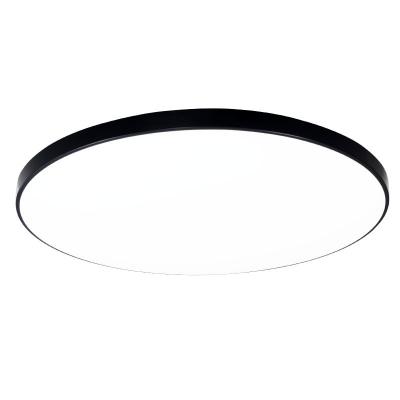 China Suspended Round Porch Foyer Fixture Surface Flush Mount LED Super Slim Dimmable 3CCT Modern Hotel Chandelier Ceiling Led Lighting for sale