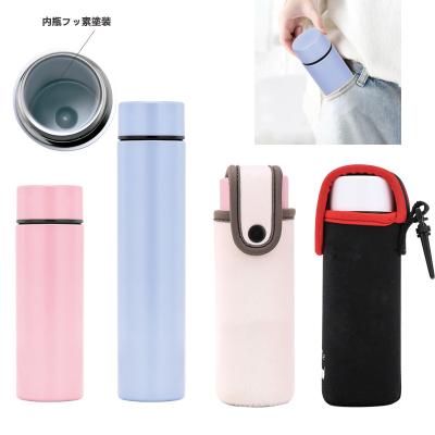 China Hot Sale 140ml Business Mini Bottle Easy To Carry Double Wall Stainless Steel Vacuum Flask Slim Thermal Flask Drinks Water Bottles for sale